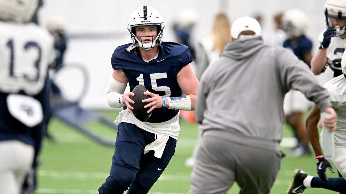 Spring ball is well underway for Penn State football. Here’s what we saw at Tuesday’s practice