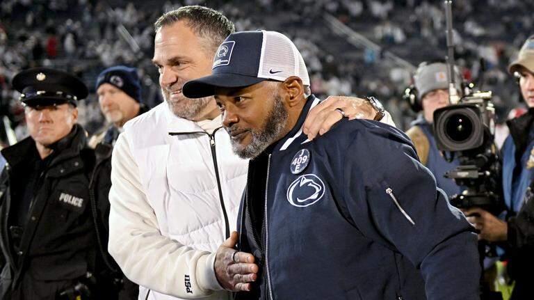 Penn State football players, fans rally behind interim coach Terry Smith after win