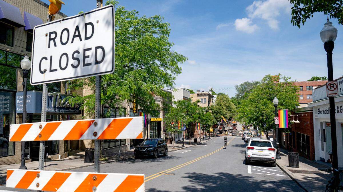 South Allen Street between College Avenue and Beaver Avenue was closed this summer due to construction. 