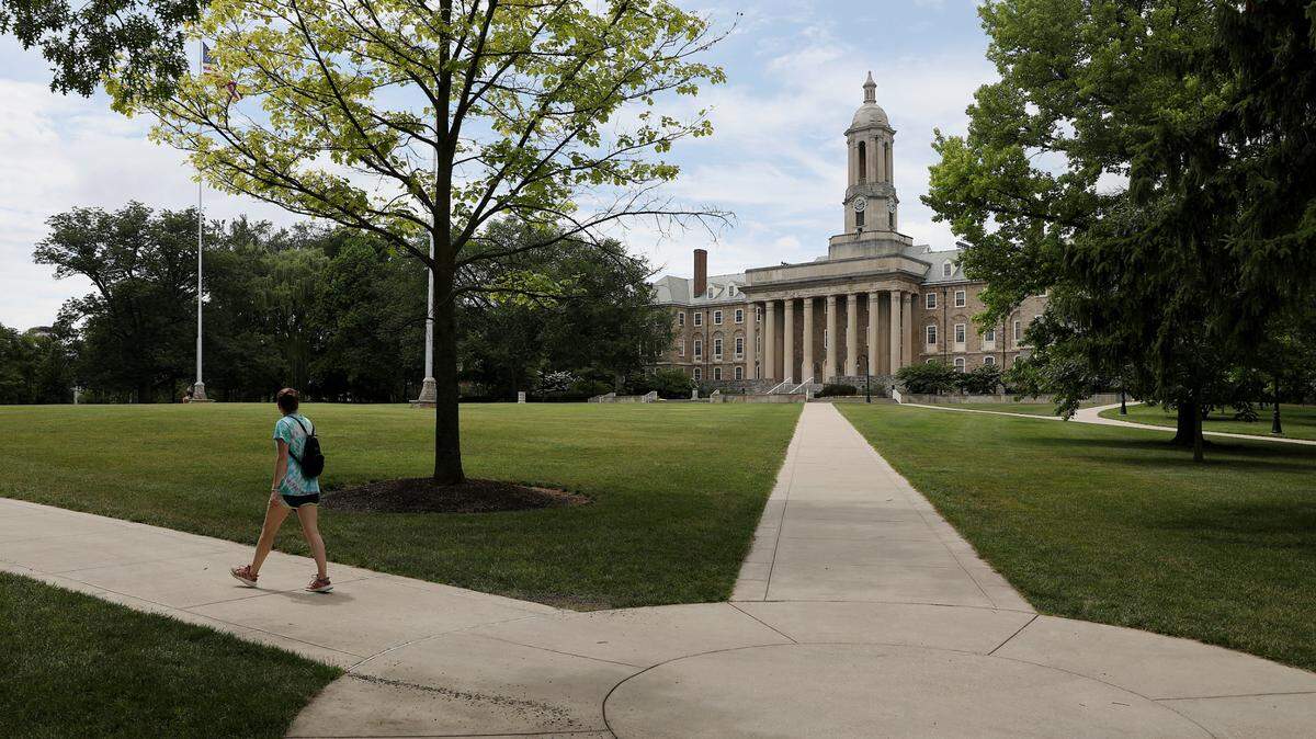 Old Main is pictured on the Penn State University campus in June 2020.