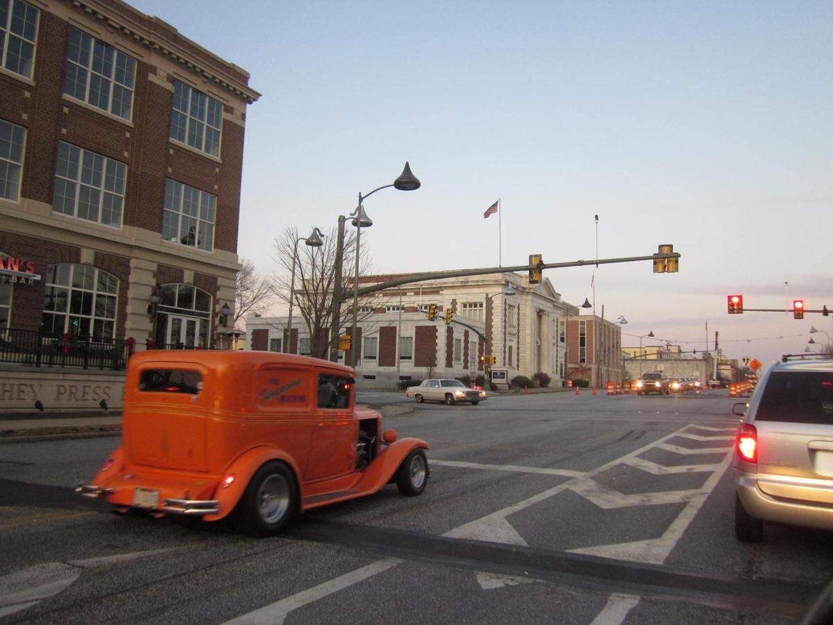 A view of downtown Hershey, Pennsylvania.