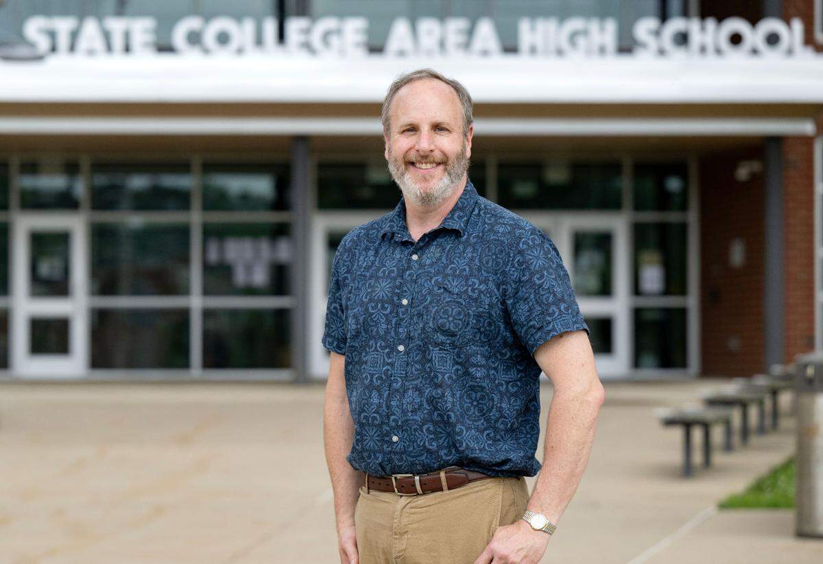 Chris Rosenblum stands outside State College Area High School on Wednesday, June 18, 2025.