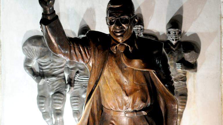 PHOTOS: Paterno statue removed