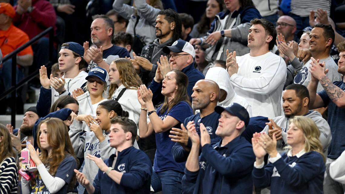 Penn State fans flock to 2025 NCAA Wrestling Championships, creating ‘wonderful’ atmosphere