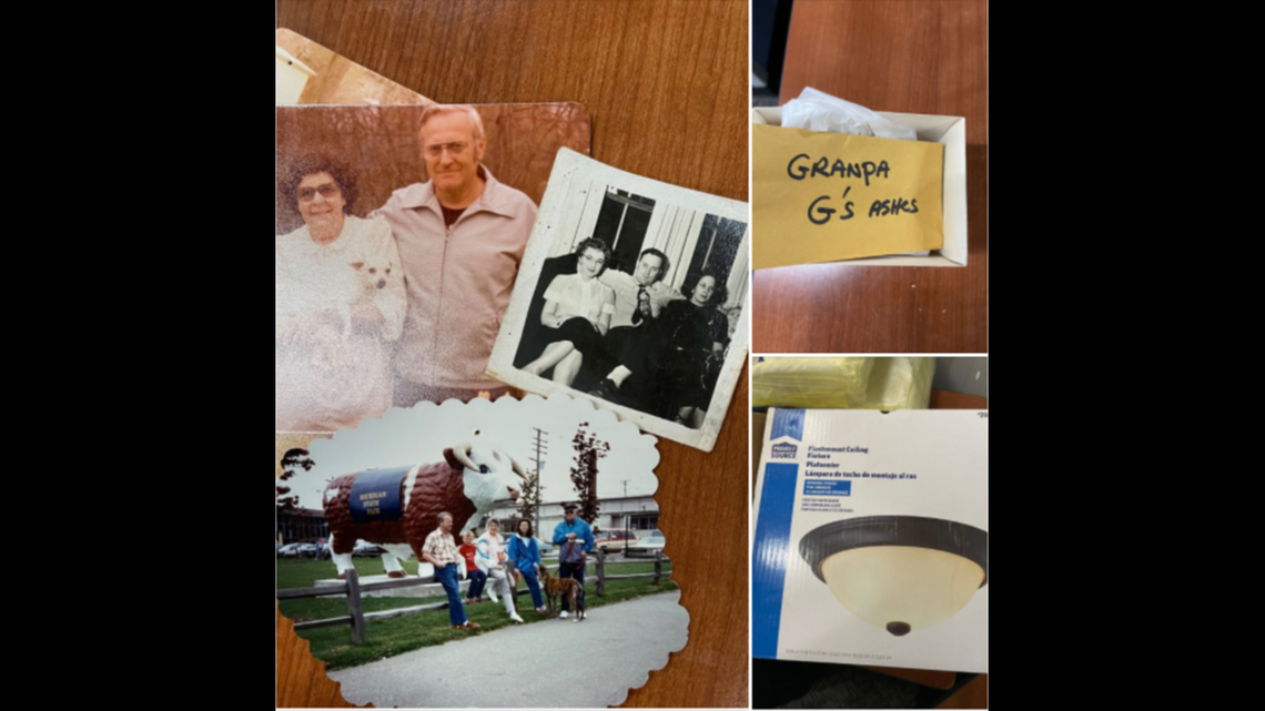 A bizarre mix-up in Maine saw a man’s ashes lost on the shelves at Lowe’s, after his family accidentally put in a ceiling light box that was later returned to the store for a refund.