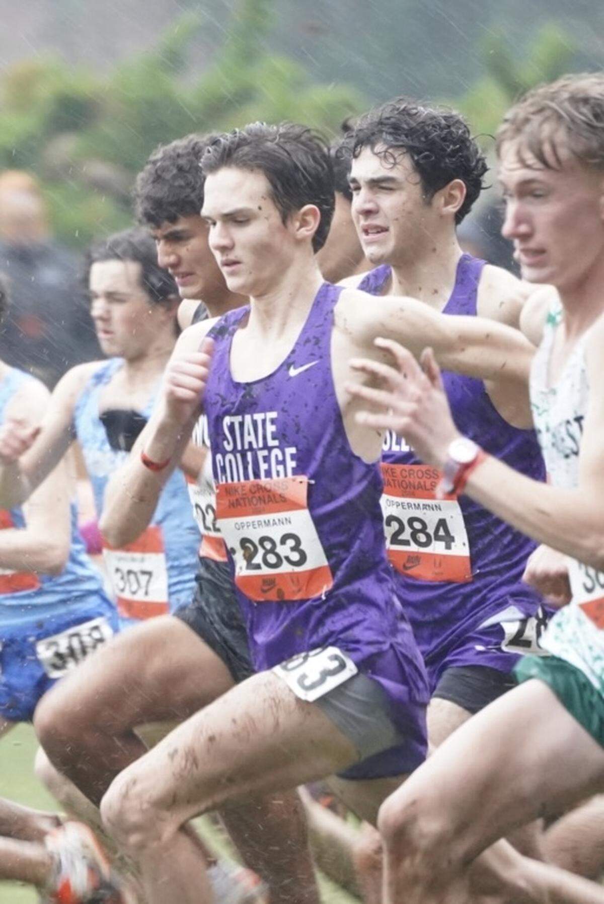 State College’s Theo Opppermann (283) and Isaac Oppermann (284) placed 43rd and 44th, respectively, at the Nike Cross National Boys 5K Championships on Saturday in Portland, Oregon.