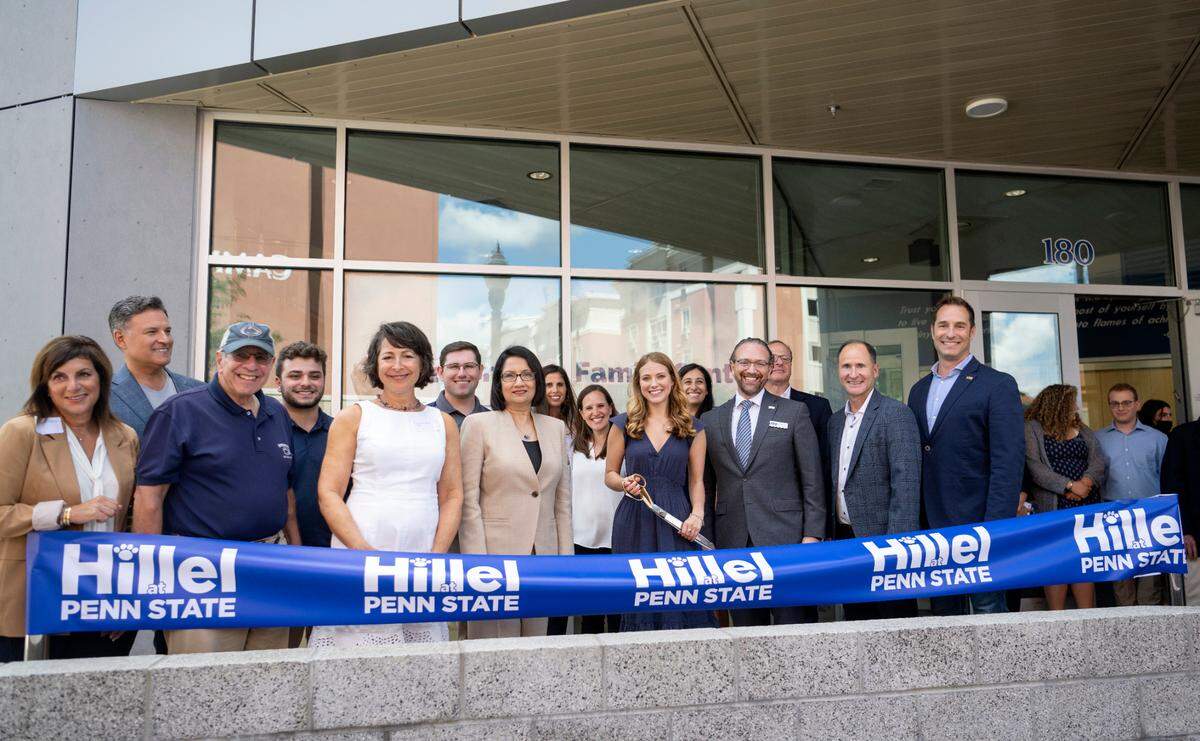 The grand opening for Hillel at Penn State’s Gutterman Family Center For Jewish Life on Garner Street in downtown State College on Friday, Sept. 9, 2022.
