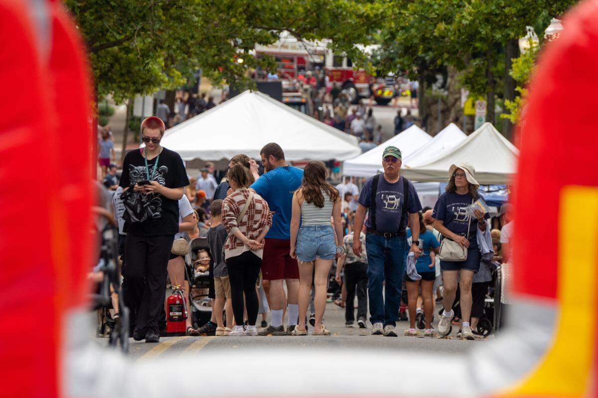 Alpha Fire Company’s 125th anniversary celebration was held on South Allen Street in downtown State College.