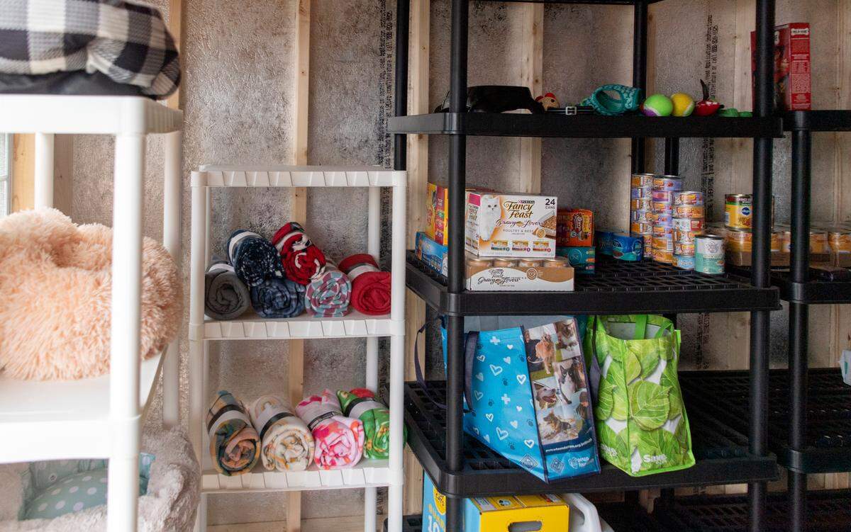 Centre County PAWS unveiled the Virginia Walker Pet Pantry, which offers pet food and items for to those who need help caring for their pets.