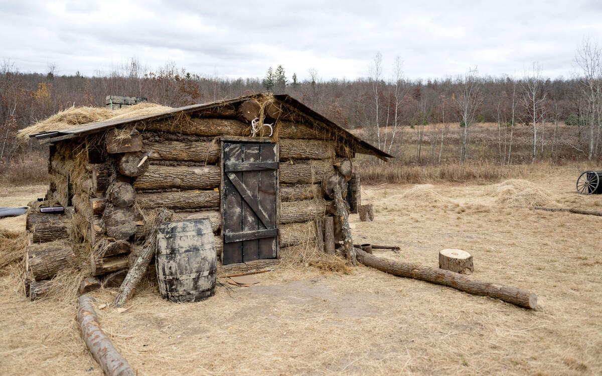 A look at the set of “1780” after filming had wrapped in Philipsburg.