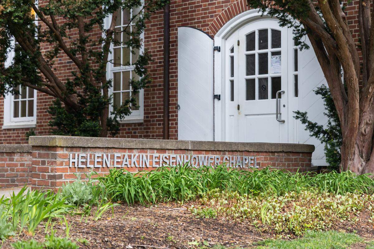 Eisenhower Chapel is seen in University Park on Thursday, April 30, 2026. The Night of Remembrance was hosted by student government organizations in honor of Penn State students and faculty who died during the 2025-26 school year.