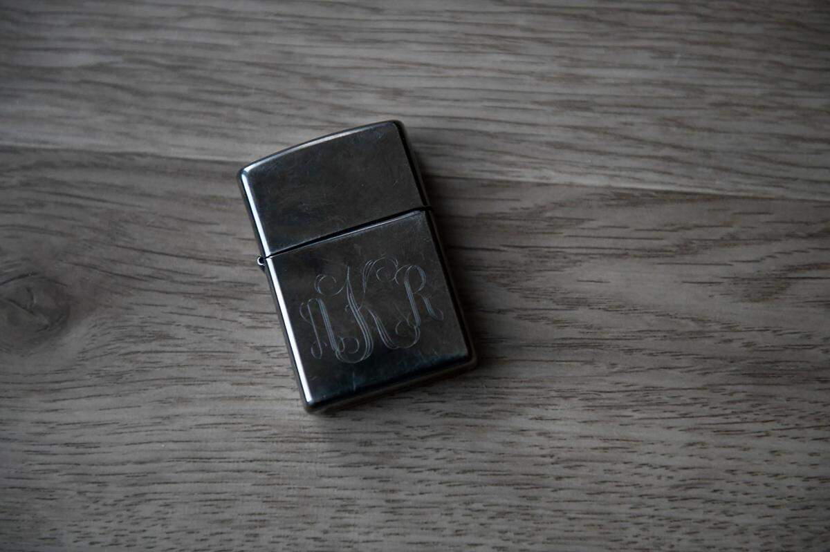 Adam Kalinowski received a lighter engraved with his initials as a 30th birthday gift from his brother, Ian. After Adam’s death in 2014, Ian gave his son the middle name “Adam” as a tribute to his brother and best friend.