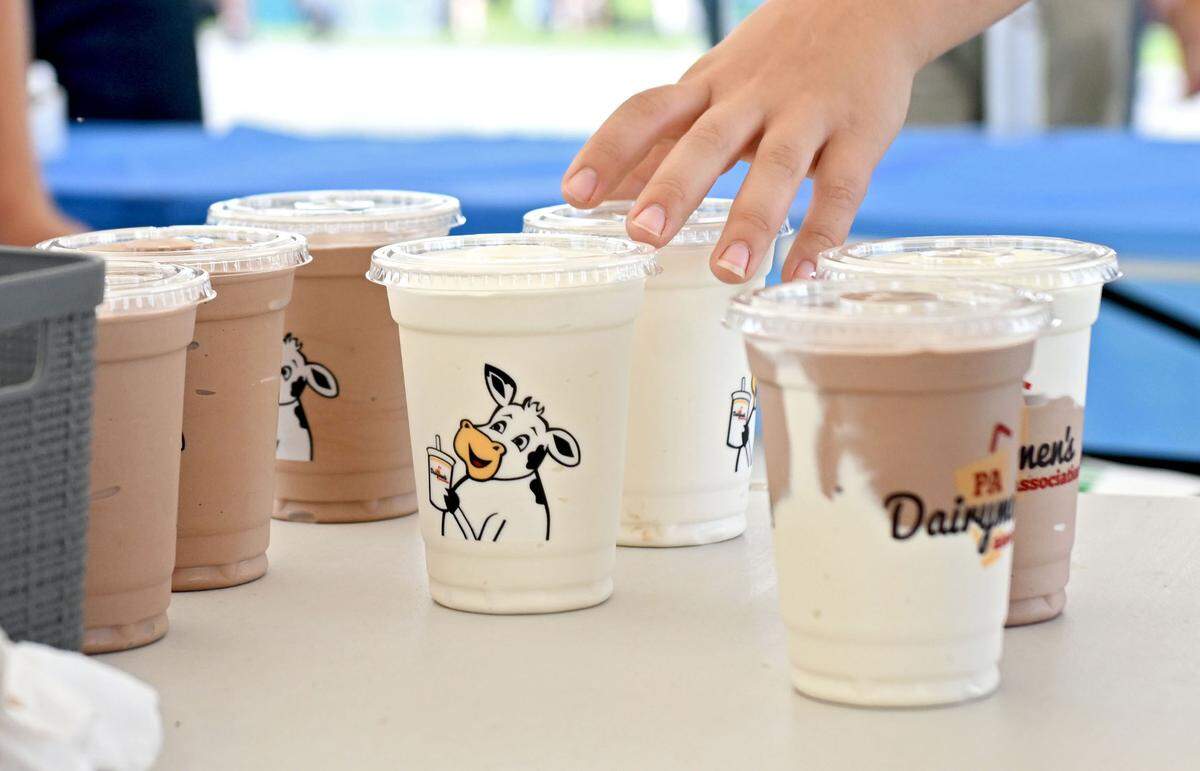 Thousands of PA Dairymen’s association milkshakes will be served up by the PA Jr. Guernsey Breeders at Penn State Ag Progress Days on Tuesday, August. 13, 2024.