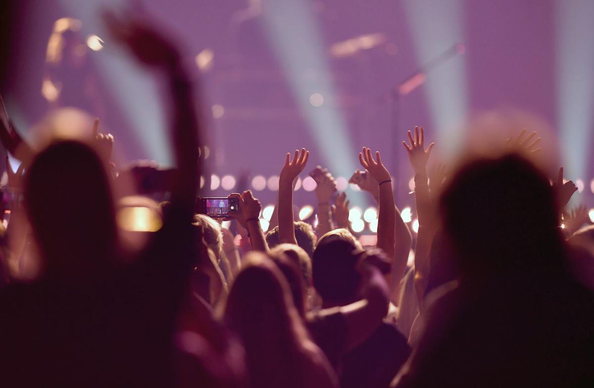 Fans sing along to the Jonas Brothers as they entertain the crowd at the Bryce Jordan Center as part of their Happiness Begins Tour on Wednesday, Sept. 4, 2019.