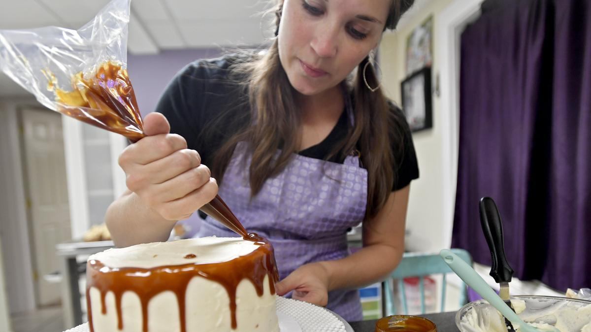 Melissa Stitzer, pictured here in September 2018, is opening The Cakery in Bellefonte and will have full-time business hours in June.