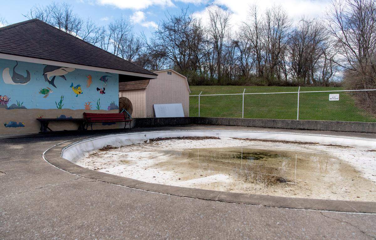 The wading pool at Kepler Pool on Tuesday, April 12, 2022.