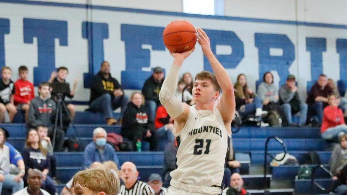 Philipsburg-Osceola boys basketball’s Jeremy Whitehead pulls up for a jumper in a game against Tyrone. Whitehead has been named the Centre Daily Times’ Athlete of the Week for Feb. 5-12.