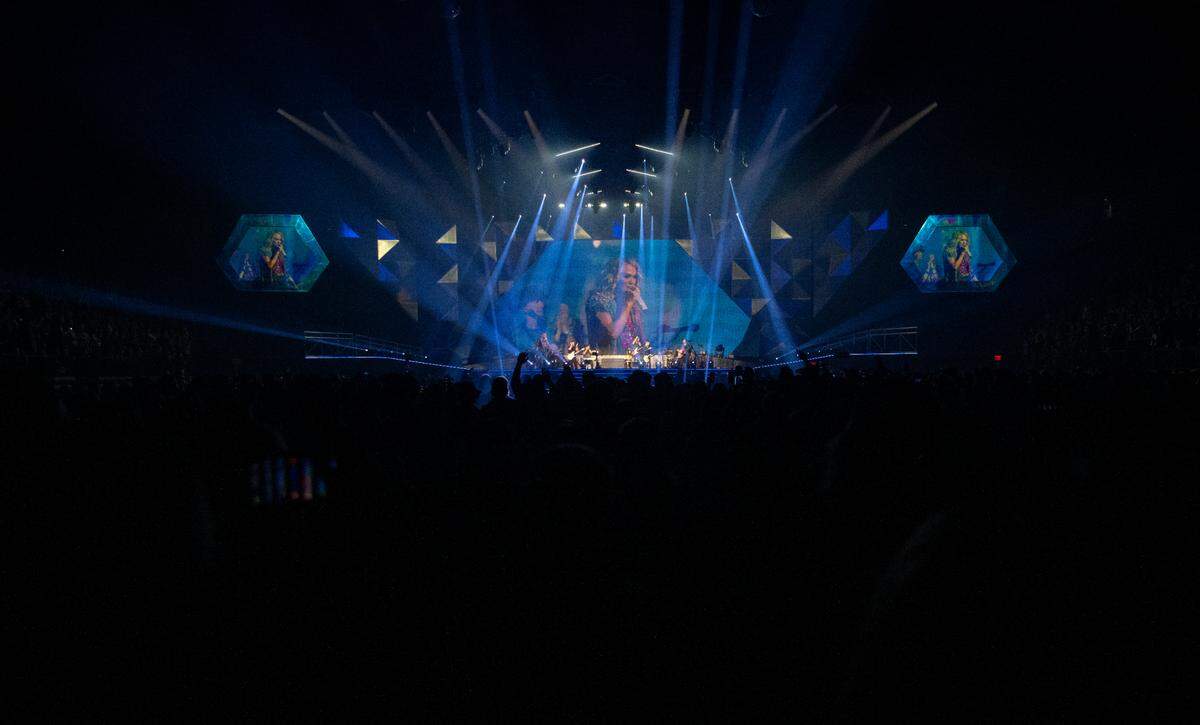 Carrie Underwood performs at the Bryce Jordan Center as part of The Denim and Rhinestones Tour on Friday, Feb. 10, 2023.