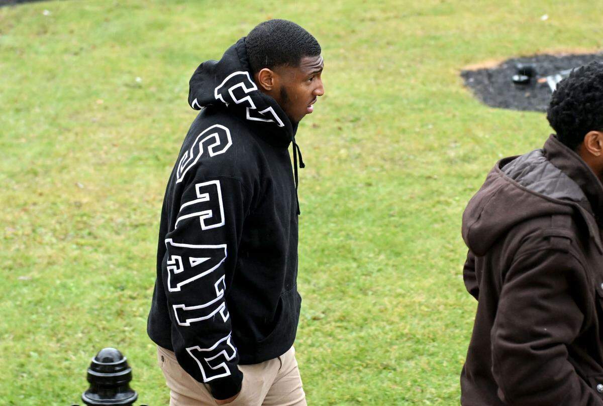 Kaveion Keys, 19, of Virginia, leaves the Centre County Courthouse on Wednesday, Dec. 11, 2024.