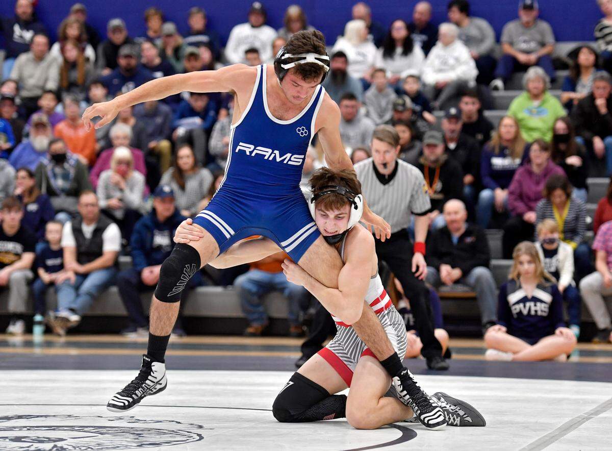 Bellefonte’s Aidan O’Shea has become a technical fall machine. The senior has seven on the year. The next closest wrestler has three.