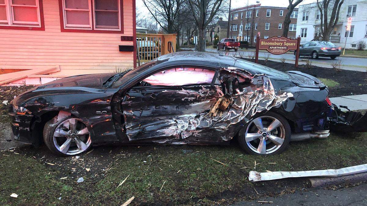 Nobody was injured after one vehicle crashed into 333 S. Atherton St. on April 5, 2019. State College police are investigating the crash.