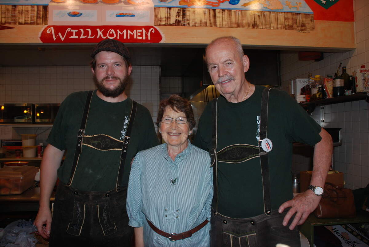 The Brandstatter family is pictured in 2012.