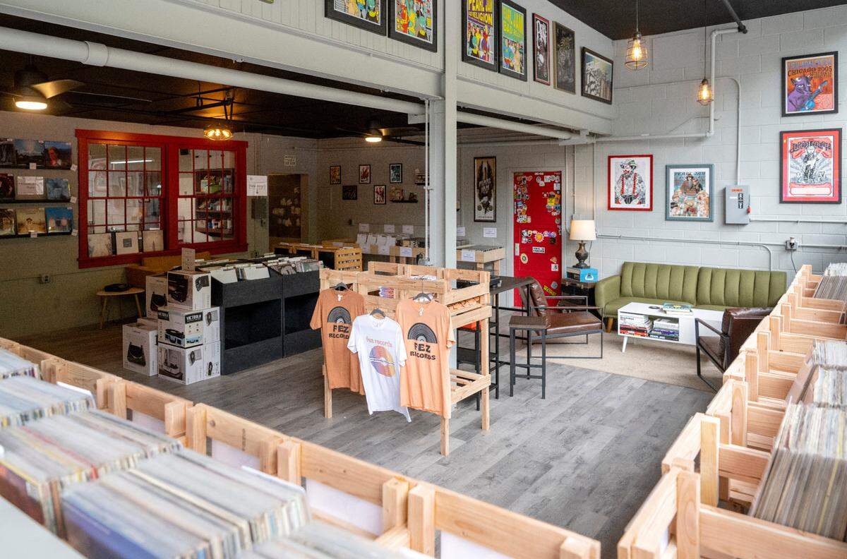 Fez Records is a new independent record shop in the Titan Energy Park.
