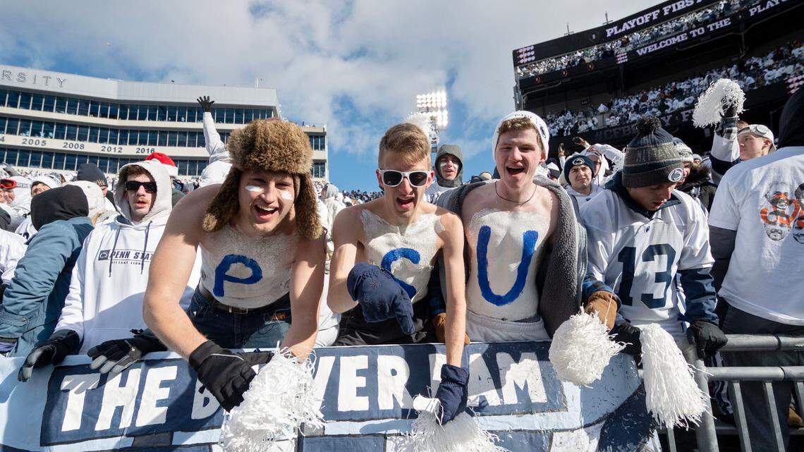 Frigid weather couldn’t keep these Penn State football fans away from their first CFP game