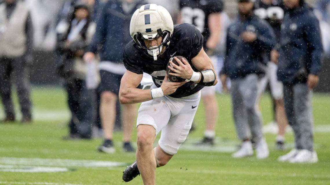 Projecting Penn State football’s offensive depth chart after spring practice
