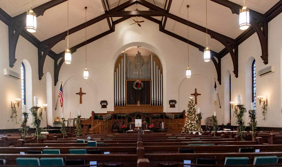 The sanctuary of Bellefonte’s First Presbyterian Church on Spring Street will host its last service on Christmas Eve.