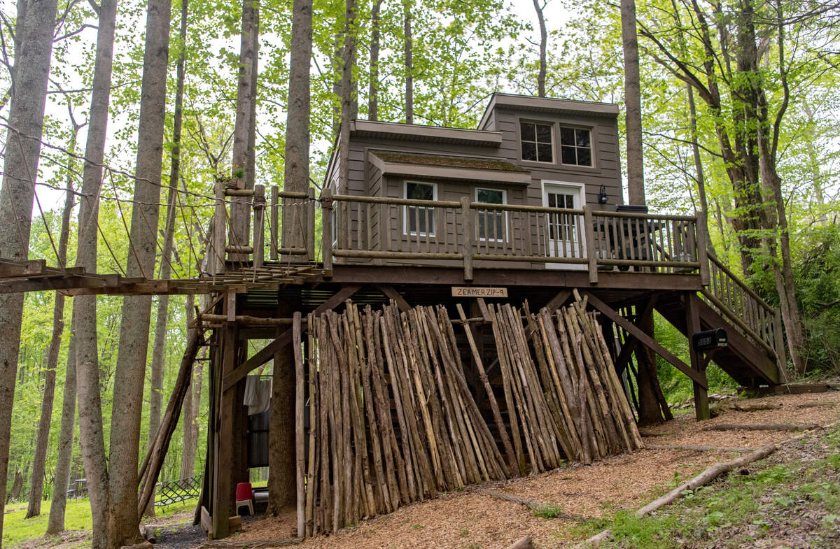 A unique treehouse Aibnb in Huntingdon.