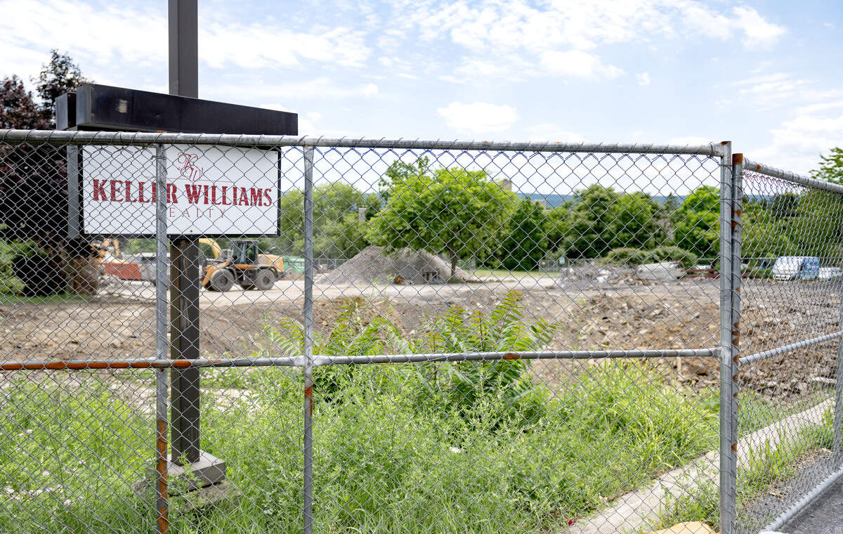 Demolition of the former Keller Williams building at 734 S. Atherton Street in State College on Thursday, June 25, 2026.