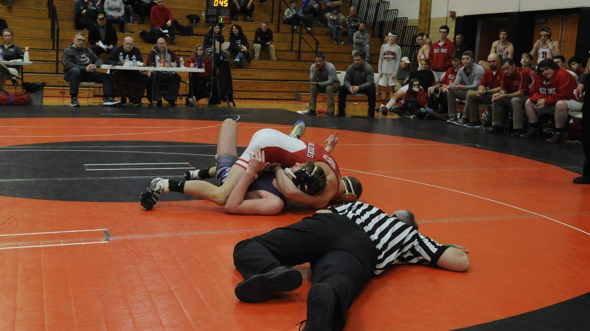 Bellefonte’s Ethan Richner earned his 27th win this past week, 14th pin and third major decision. He now appears on four of the five leaderboards.