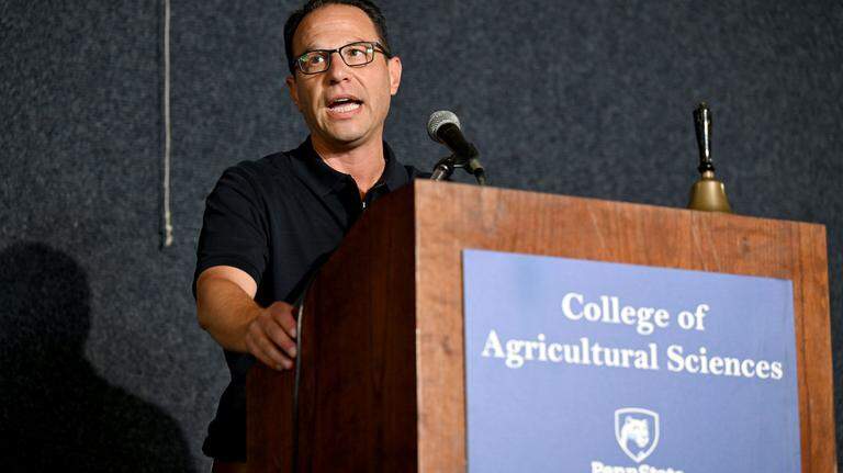 Gov. Josh Shapiro expresses optimism in Centre County that a state budget deal is close