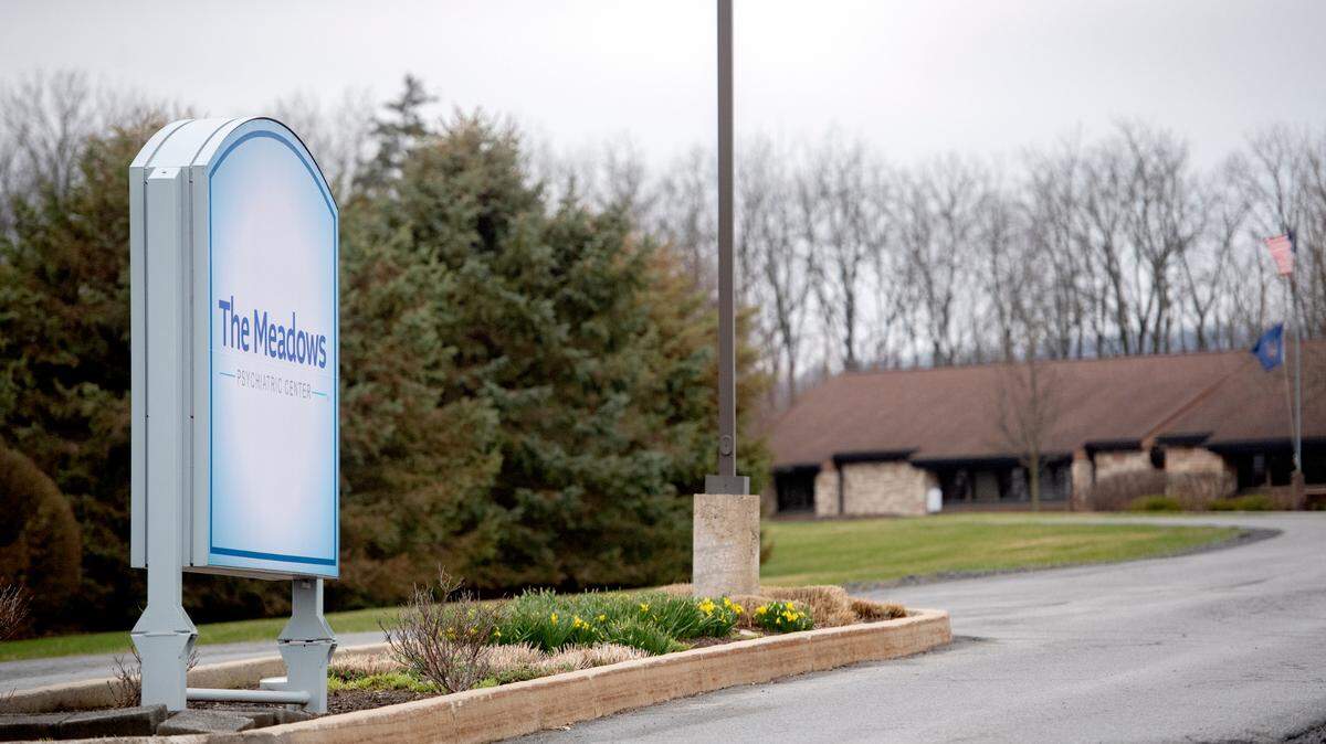 The Meadows Psychiatric Center along Route 45 on April 6, 2022.