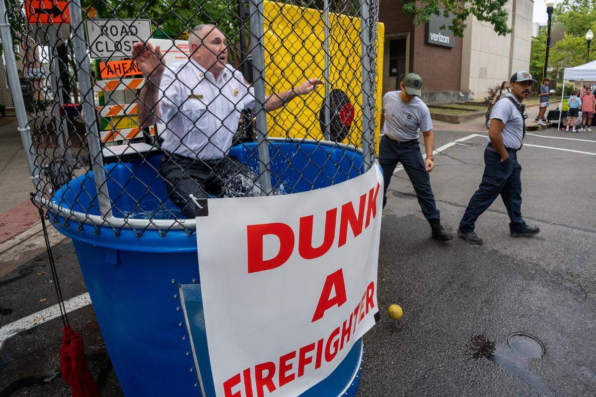 Alpha Fire Company celebrated its 125th anniversary on Saturday with games, music and more.