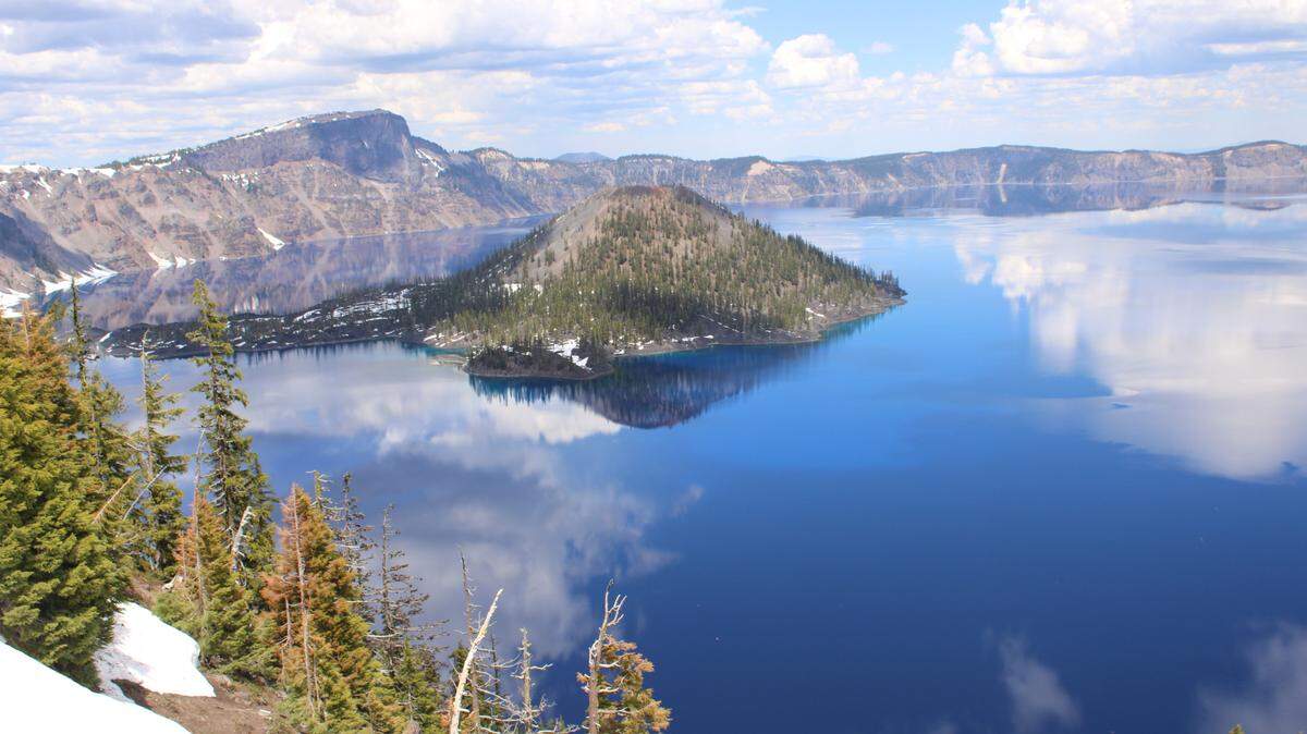 Crater Lake National Park, Oregon, is pictured on June 7, 2024.