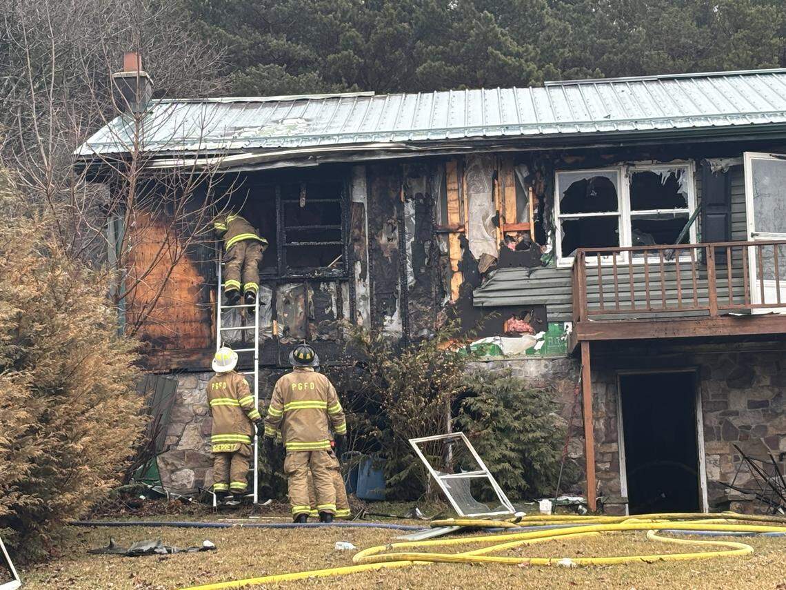 A house near Centre Hall was significantly damaged by a fire Saturday, March 7, 2026, in the 100 block of Greens Valley Road. The cause of the fire is not yet known.