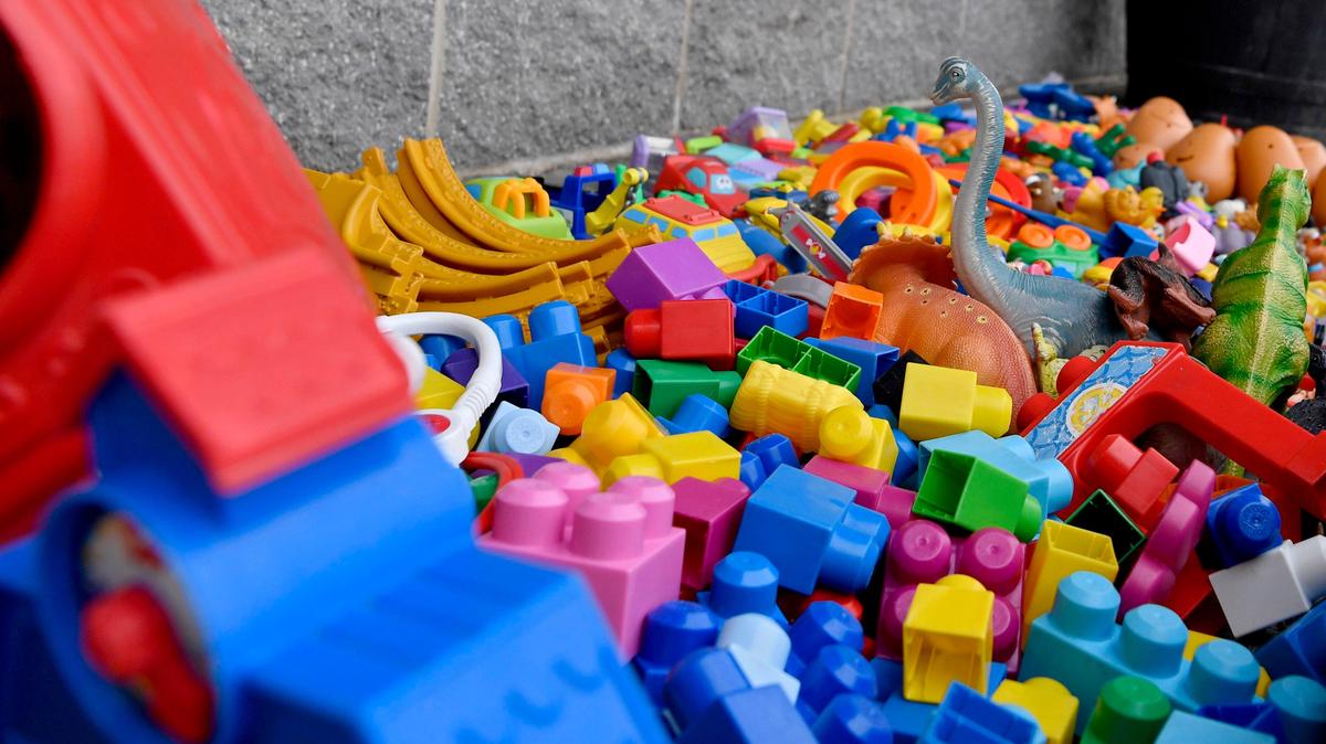 Daycare workers laid toys out to dry after being sanitized during COVID, which exposed the many problems early childhood education faces.