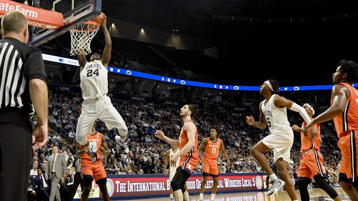 Penn State basketball seniors Lamar Stevens and Mike Watkins leave program with little closure