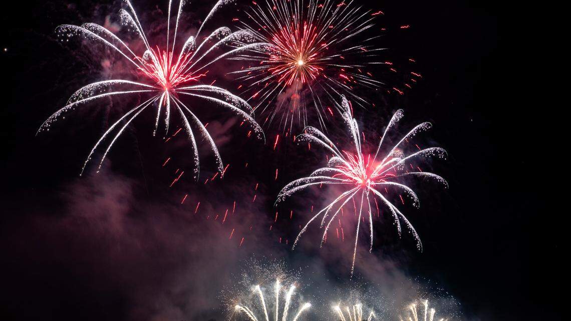 The Central PA 4th Fest fireworks show lights up the sky on Tuesday, July 4, 2023. Although some changes are expected this year, the fireworks display will remain unchanged.