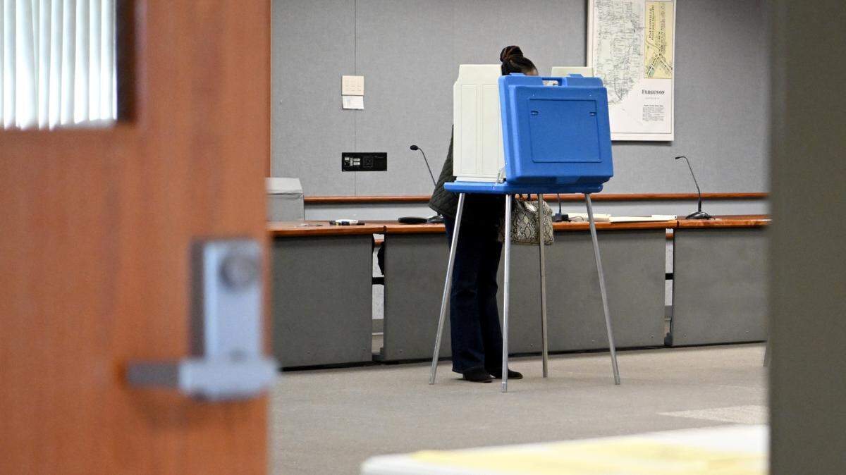 Voters cast their ballots at the Ferguson Township Building  on Tuesday, Nov. 7, 2023. 