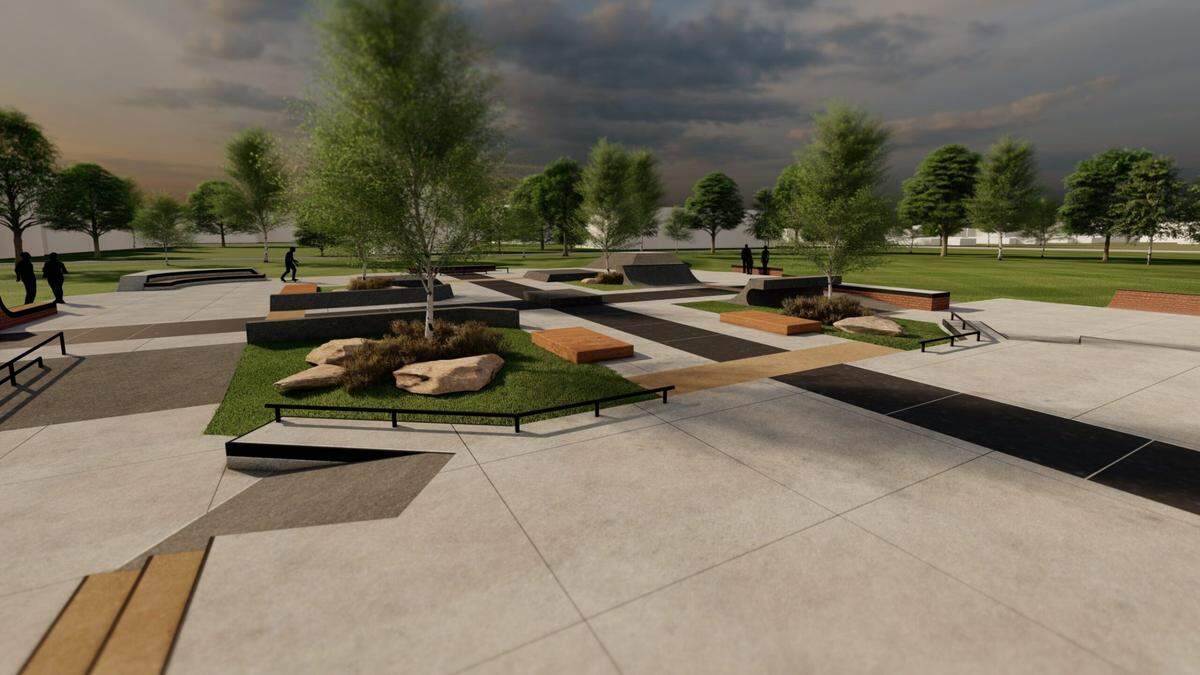 A rendering of the final design of part of High Point Sports Park in State College.