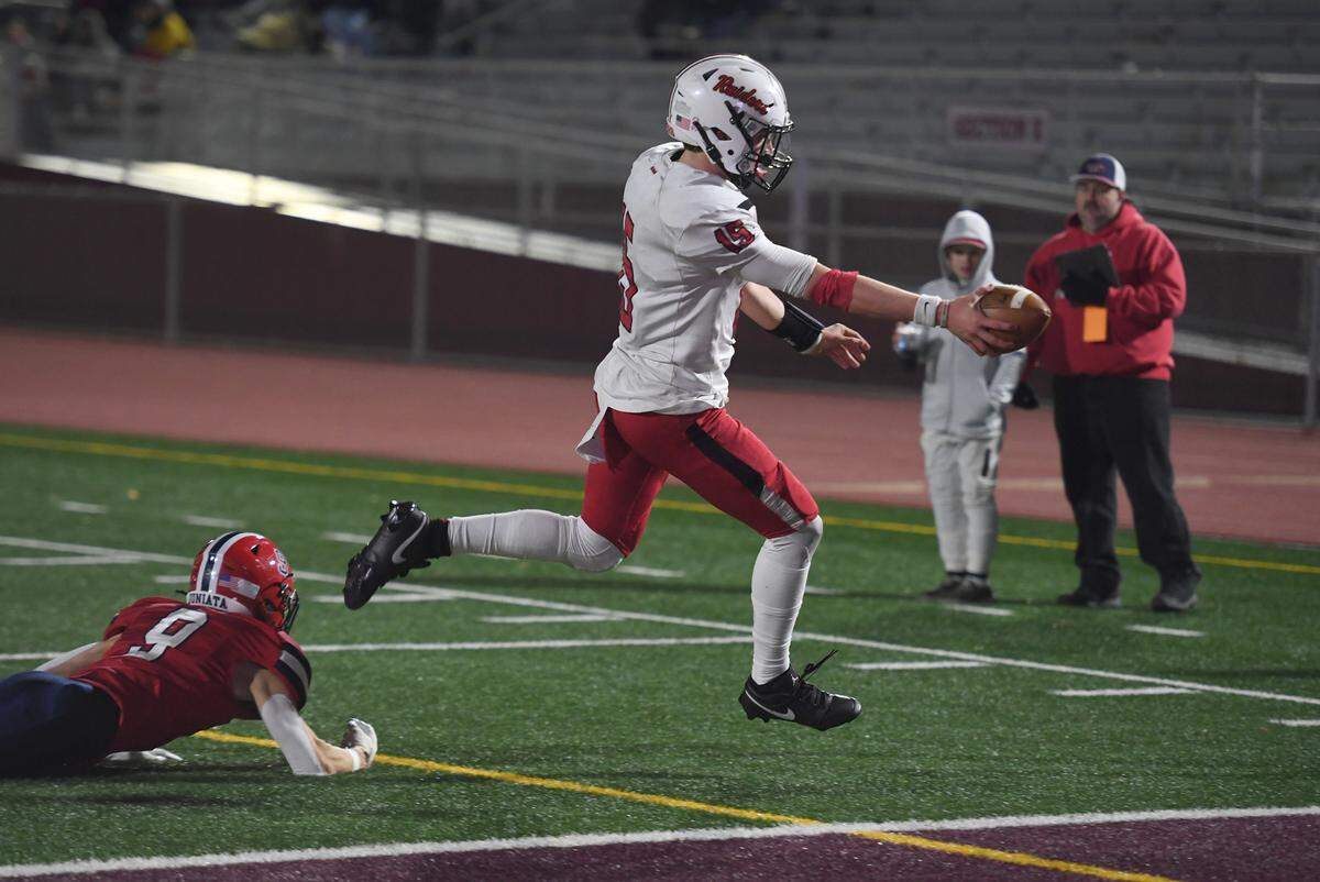Bellefonte’s only score of the night came on Liam Halterman’s third quarter touchdown run against Juniata in the District 6 Class 4A Championship on Saturday, Nov. 9, at Altoona’s Mansion Park Stadium.