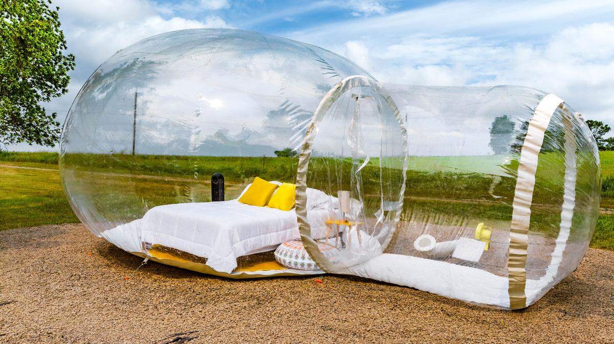 ‘Perfect for stargazing.’ This PA Airbnb has a bubble dome to watch the stars