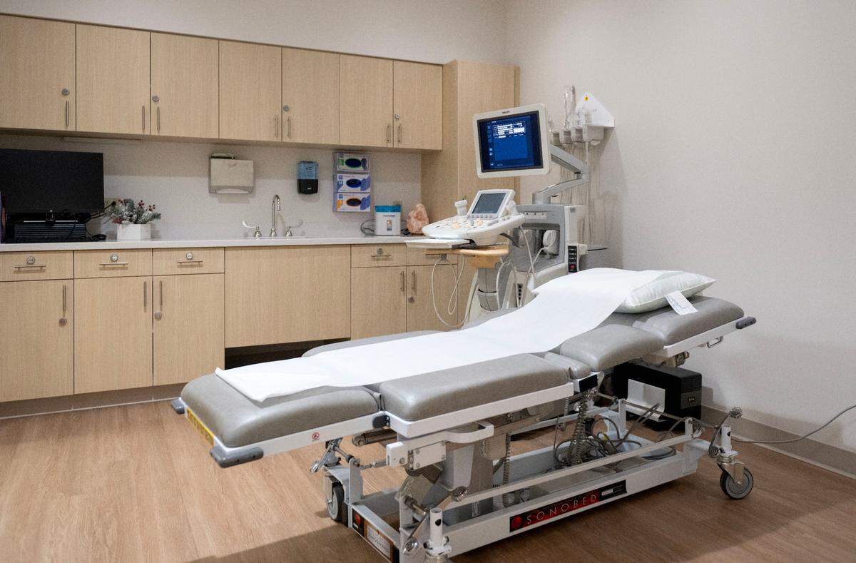 An ultrasound room at the new Geisinger Bellefonte Medical Clinic on Monday, Nov. 25, 2024.