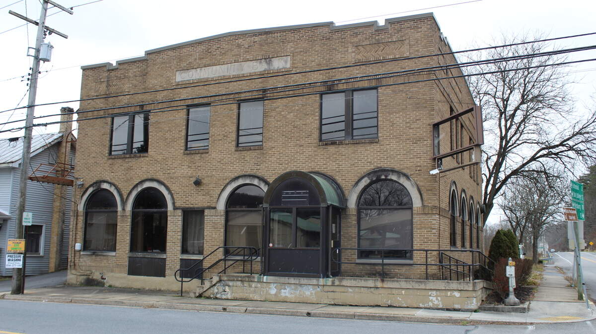 The former First National Bank at 100 S. High St. in Port Matilda could become the new Swanky Beans coffee shop. Salina and Ethan Swancer are eyeing that to be the location, although no lease has yet been officially signed.