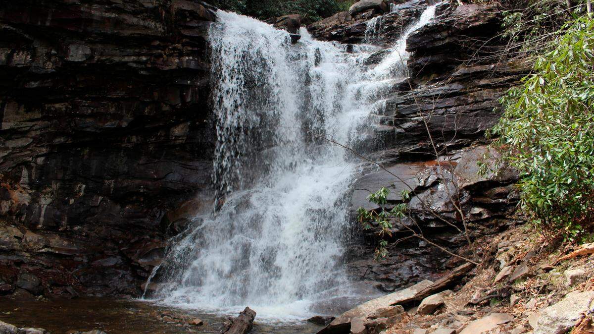 One of the waterfalls at Glen Onoko in Pennsylvania. A hiker died from a fall on an unsafe trail that has been permanently closed since 2019, officials say.