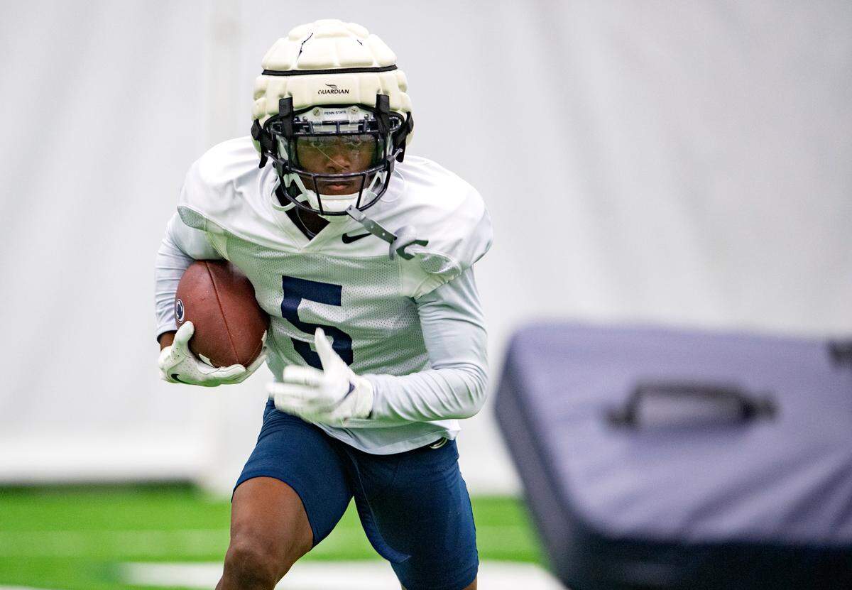 Penn State wide receiver Jahan Dotson is hoping to turn his speed into an even bigger asset this season.