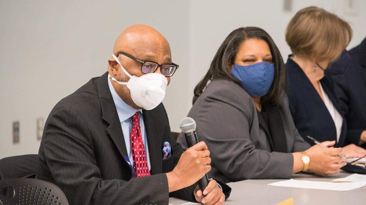 Penn State professor Gary King gives his testimony Wednesday at the PA House Democratic Policy Committee hearing, “Diverse by Example: Increasing Participation in Academia” at University Park.